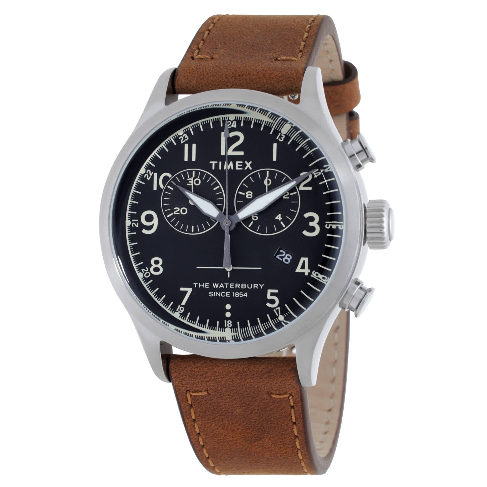 Timex Waterbury Quartz Black Dial Men’s Watch TW2R70900
