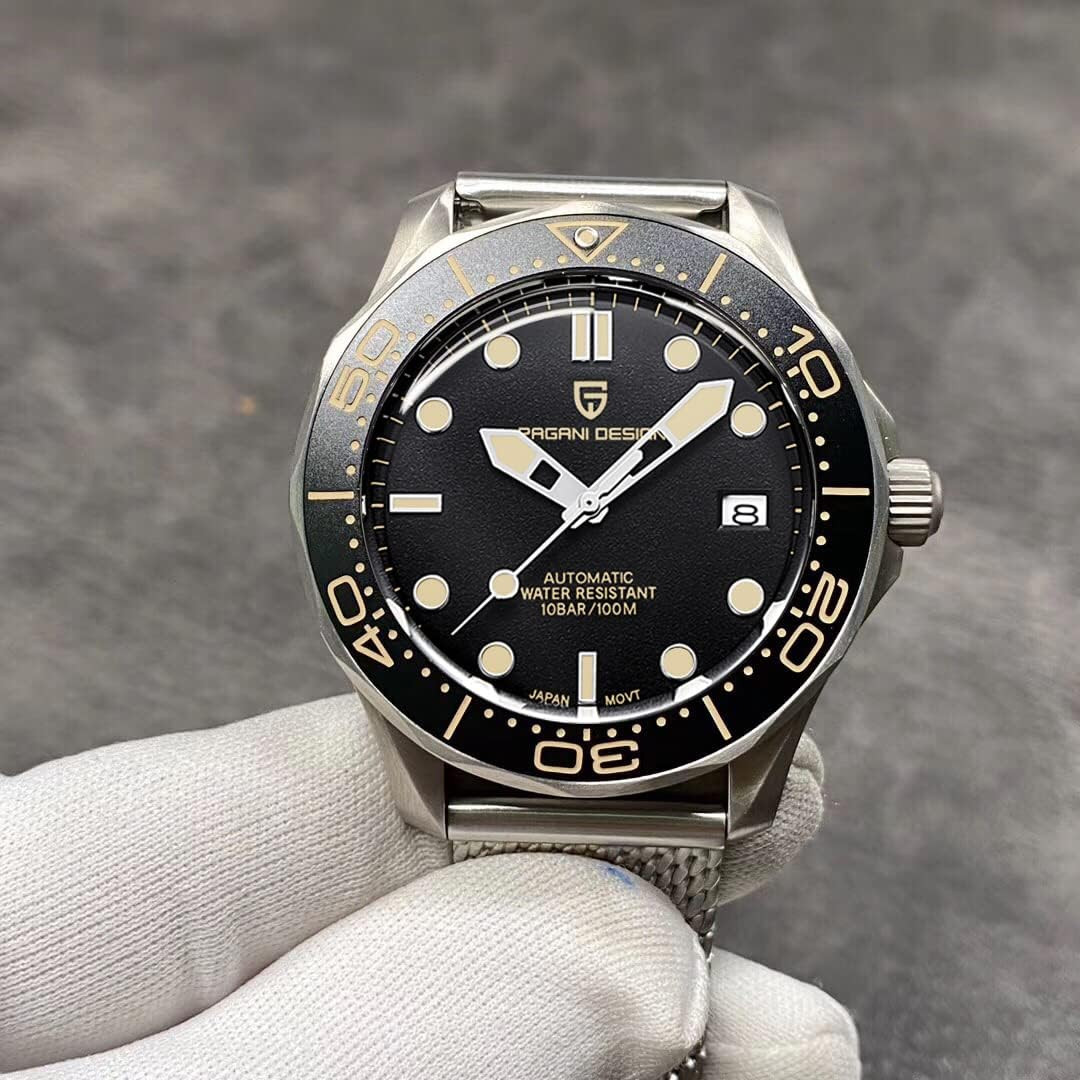 Luxury Men’s Automatic Diver’s Watch with Japanese Movement & Sapphire Glass