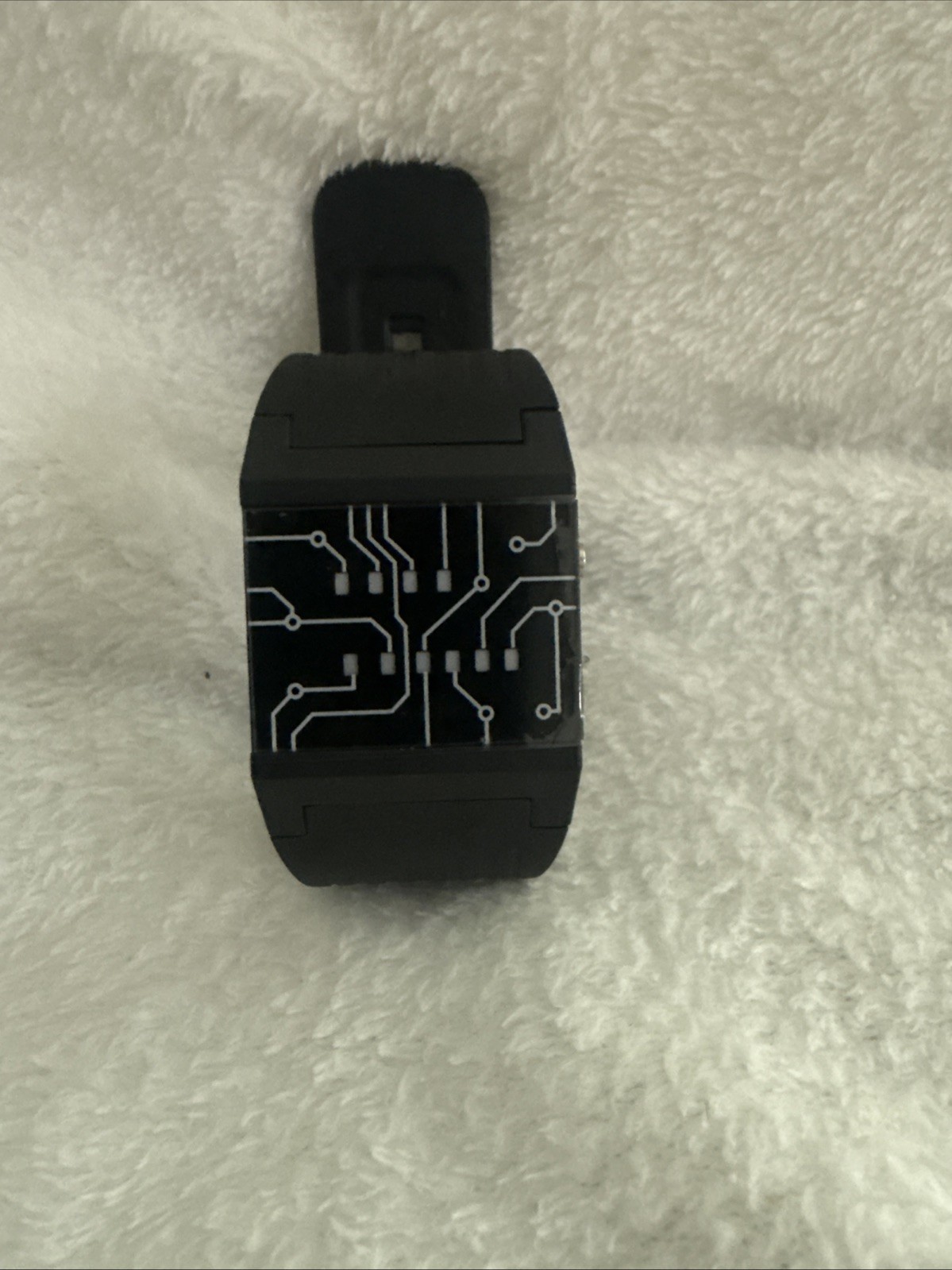 Binary Wrist Watch for Professionals with LED Lights Gift for Geeks