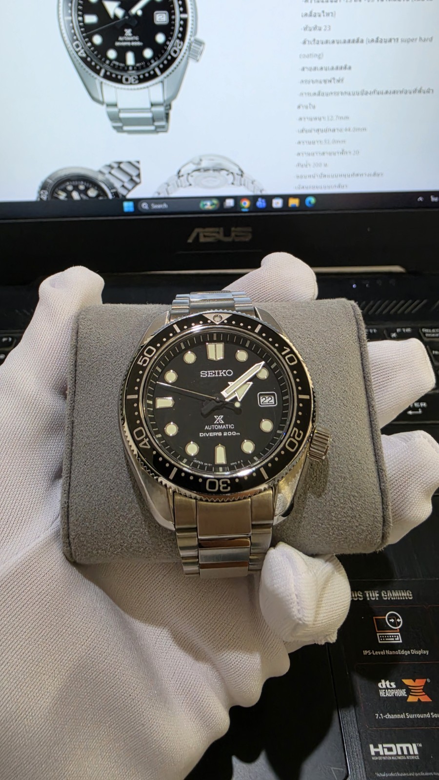 ฺBABY MM200 Seiko Prospex Diver Scuba SPB077J Cal 6R15 Full Set