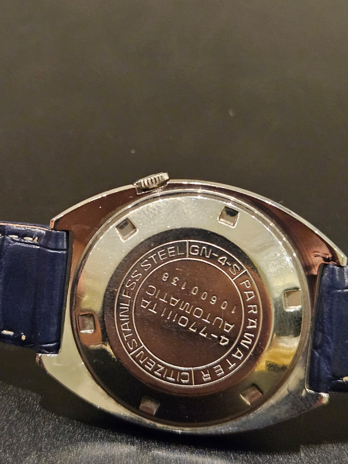 Citizen Leopard Super Beat 8 Blue Dial 26 Jewels Automatic Vintage Men’s Watch