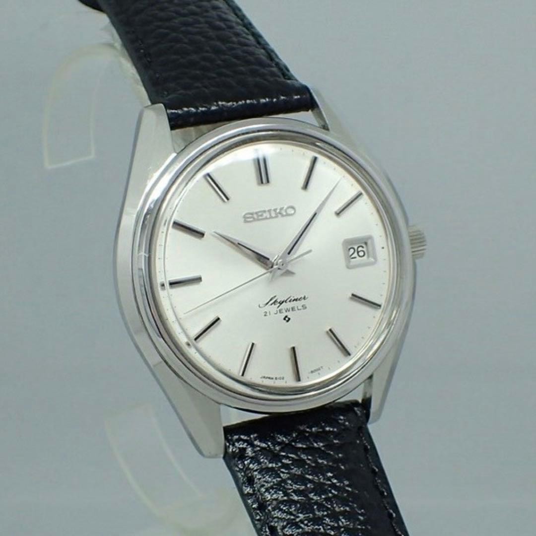 Seiko 6102-8000 Men’s Wristwatch Manual Wind Analog Working Used Japan Import Wa