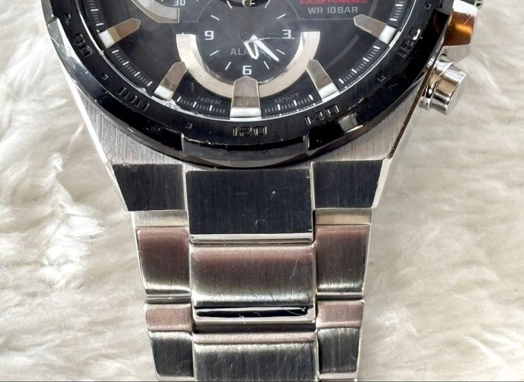 Casio Edifice EFR-541SBDB-1AJF Solar Chronograph Black Mens Watch Japan