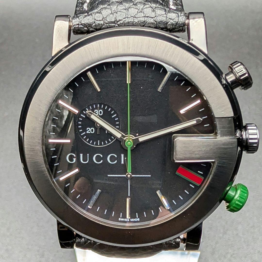 GUCCI G Chrono Small Seconds Quartz Black Men’s Watch 101M