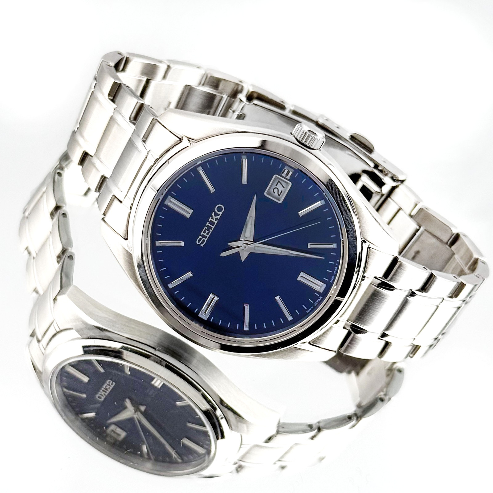 SEIKO Essentials SUR309 Stainless Steel Blue Dial Men’s Quartz Watch 40.2mm