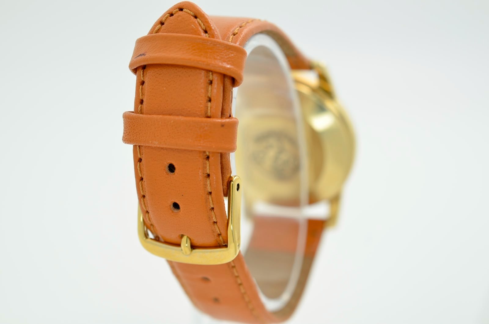 Omega Seamaster Automatic 34mm 2846 vintage white dial 14k yellow gold 1959