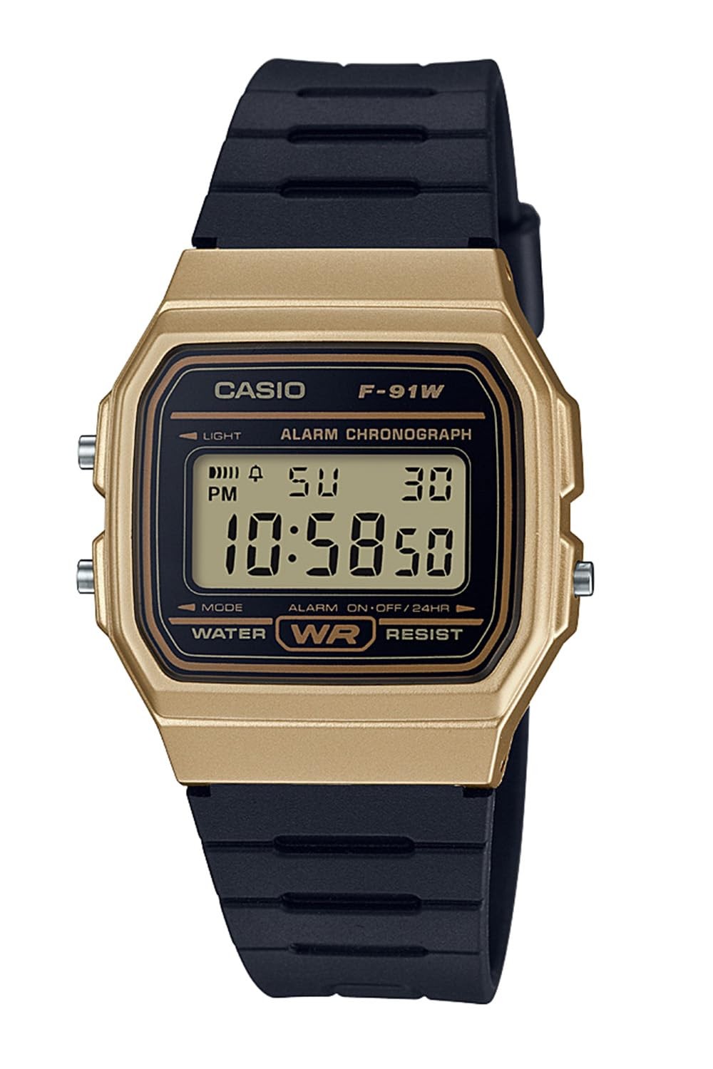 CASIO F-91WM-9AJH Digital Black Gold Men’s Watch New Japan Domestic Model