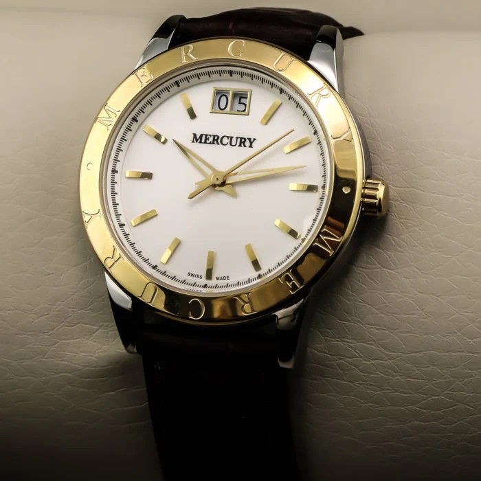 Mercury – Swiss Watch – ME340-SGL-1 Quartz 36 mm ME340 50m (5 ATM, 169 ft)