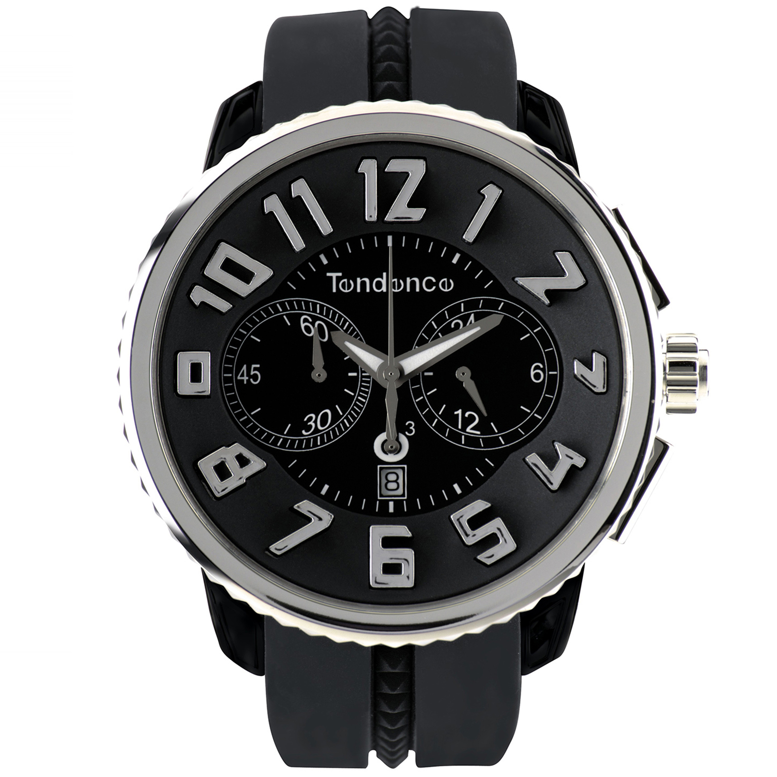 TENDENCE GULLIVER ROUND CHRONO Men’s Black Quartz Ref. TG046013 Watch Brand