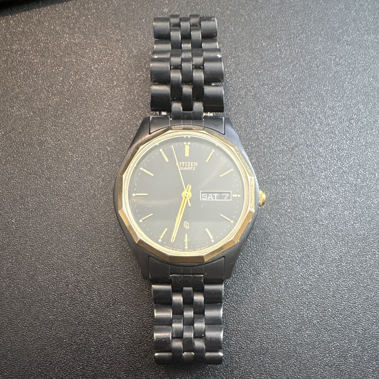 Retro 1980s Citizen CQ Quartz 6100-520501 SMT – Serial 20177021 – Vintage