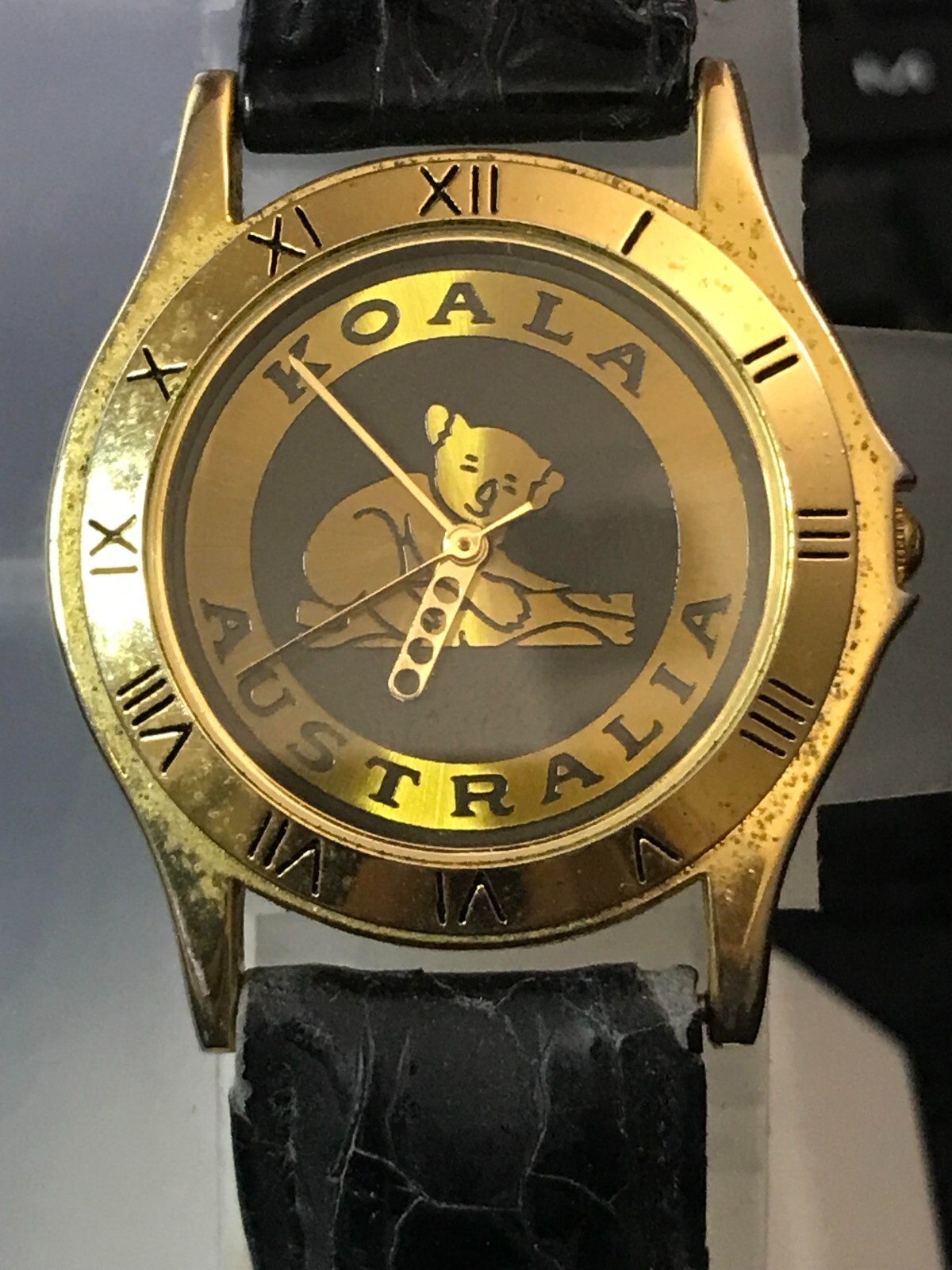 Koala Australia 33mm Gold Plated Quartz Unisex watch,New Battery (Y68)
