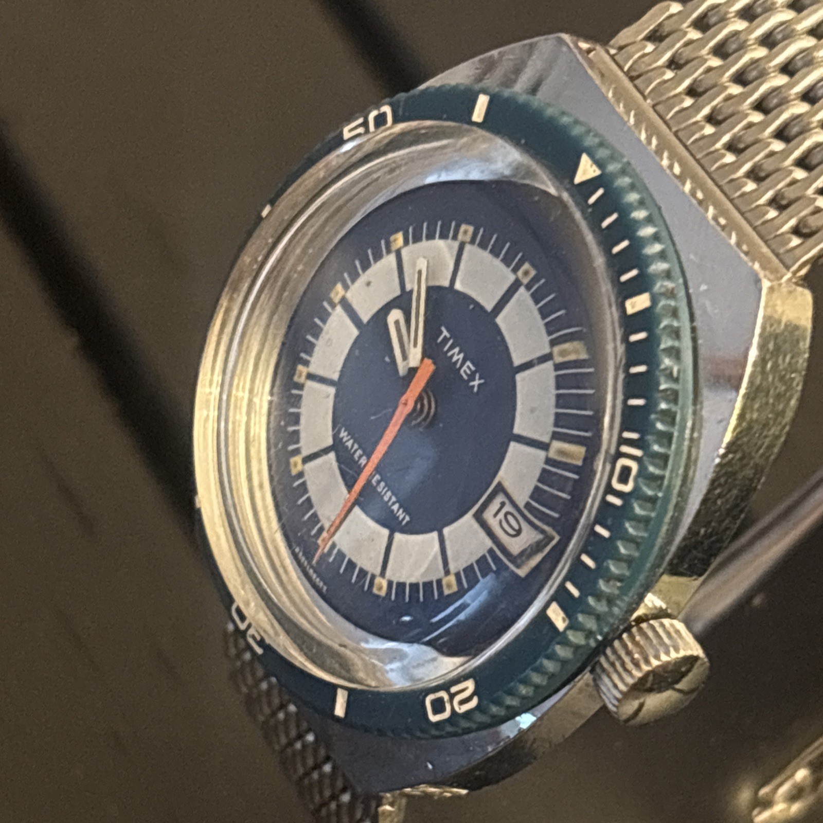 ‼️Vintage Timex Marlin Calendar 🛟Skin Diver 🤿Watch [1977]