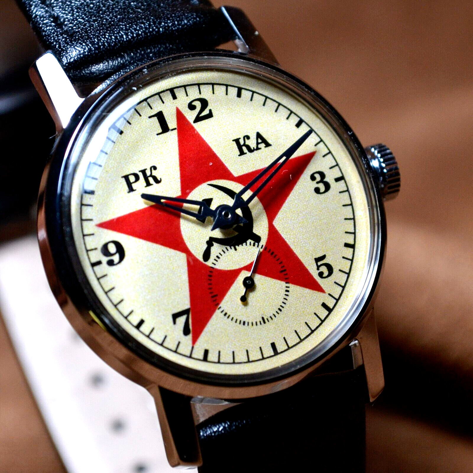 Soviet Pobeda Mechanical Men’s Watch USSR Vintage Wristwatch Serviced