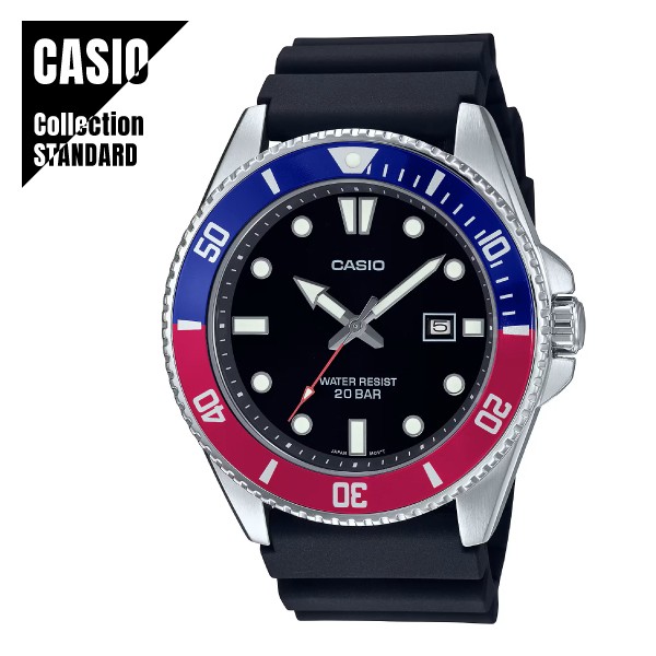 CASIO Collection STANDARD Analog Diver Look MDV 107 1A3JF Men’s Watch