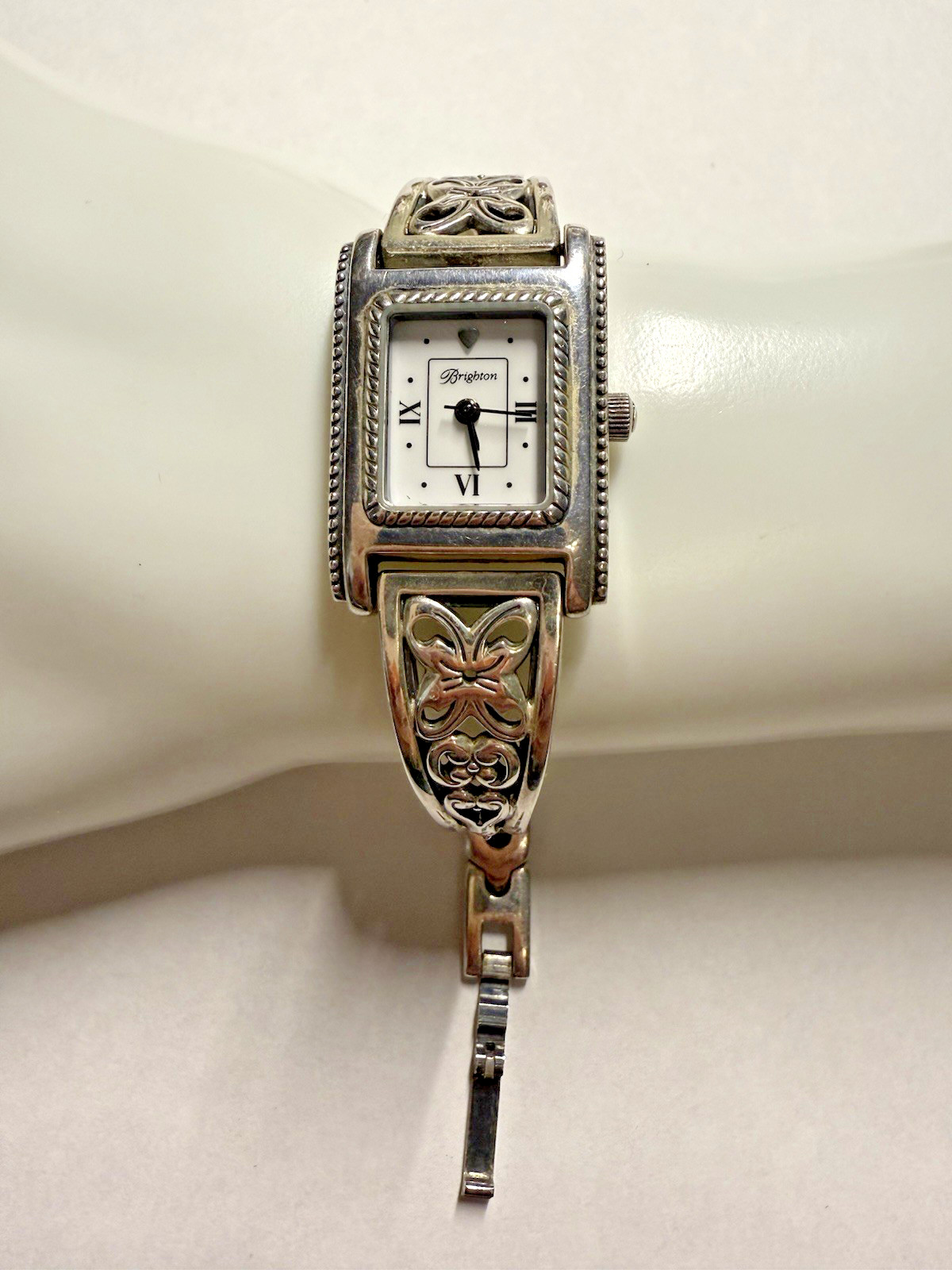 Brighton Hamilton Classic Silver Plated Bracelet Watch UNTESTED
