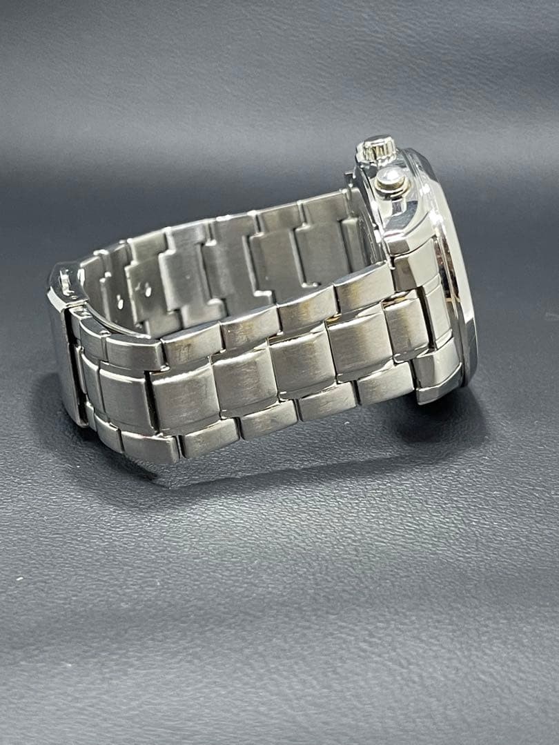 CASIO BEM-501 Silver Quartz Chronograph