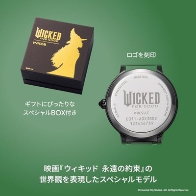 CITIZEN KH4-947-41 Wicked Elphaba Model Wicca Solar Limited Watch Collaboration