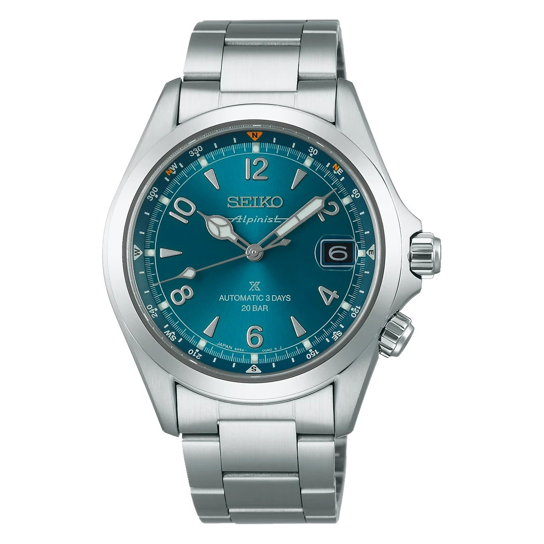New Seiko Prospex Land Alpinist Teal Dial Automatic Watch SPB503 A.D.