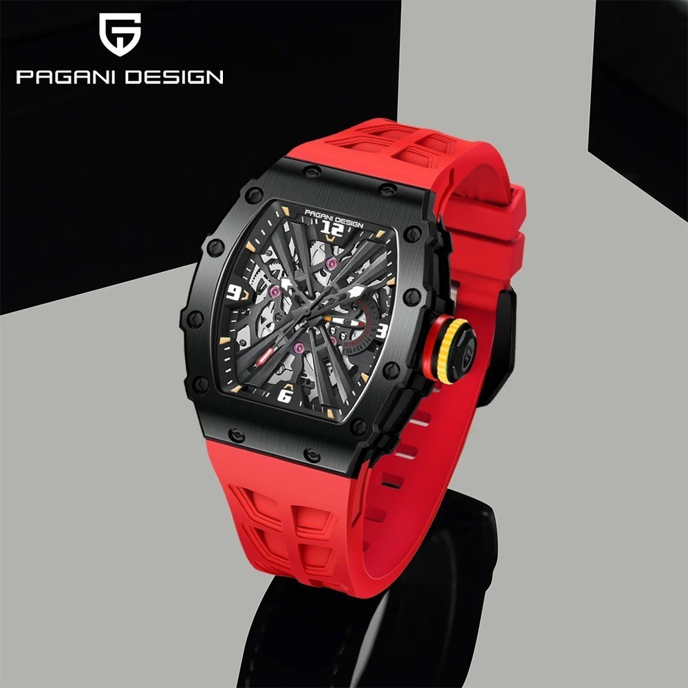 PAGANI DESIGN PD-1738 2026 Luxury Skeleton Quartz Japan VH6 Waterproof Watch