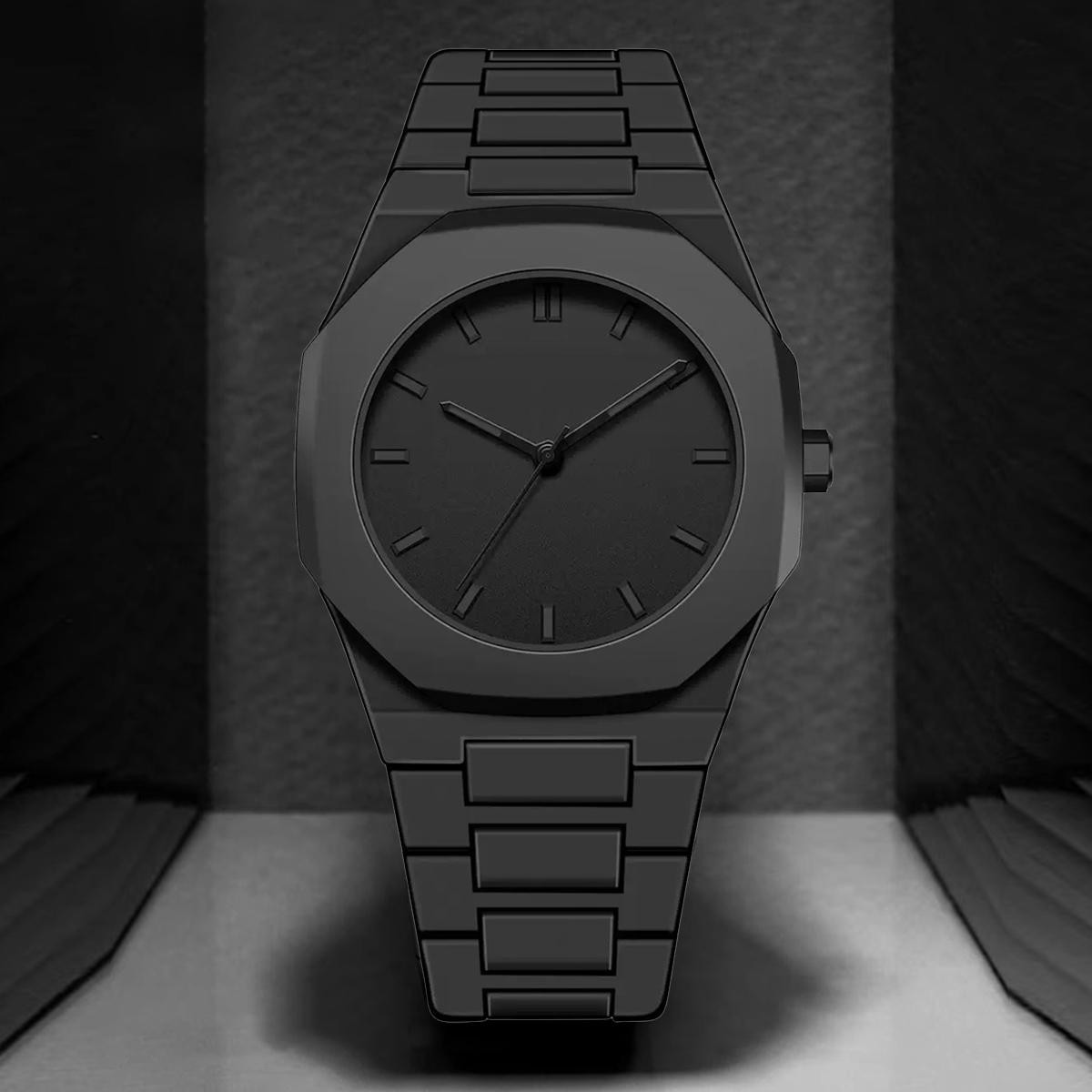 TOMI Men Quartz Watch Sport Simple Minimalist Style Casual Analog Wristwatch