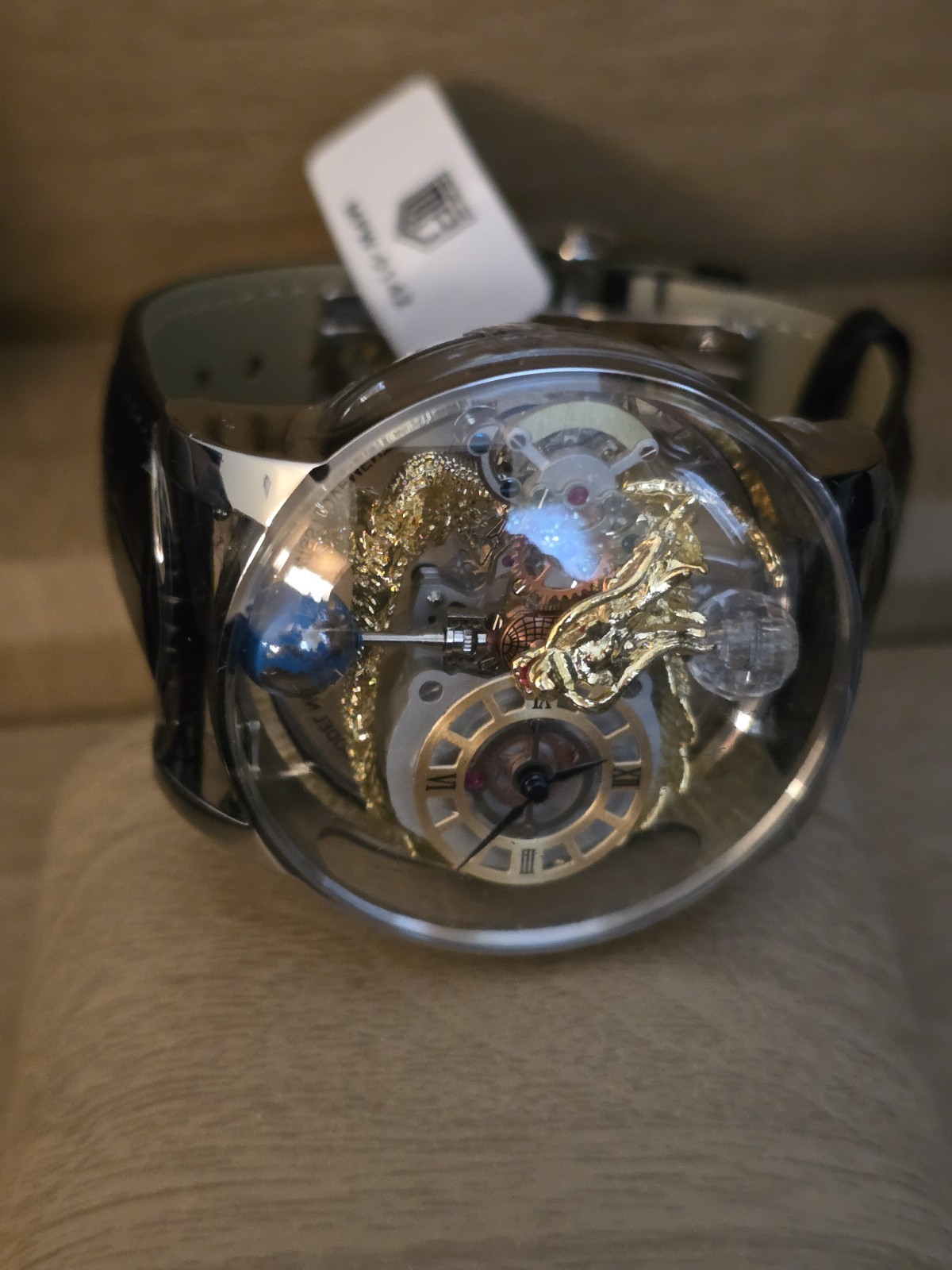 Montres Prestige Celestial Double Dragon Automatic Men’s Watch MPW-0142 NEW