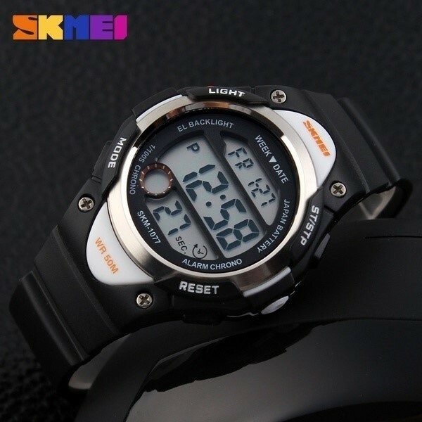 ALPS SKMEI 242899 Children LED Digital Watch Outdoor Sports Kids Waterproof