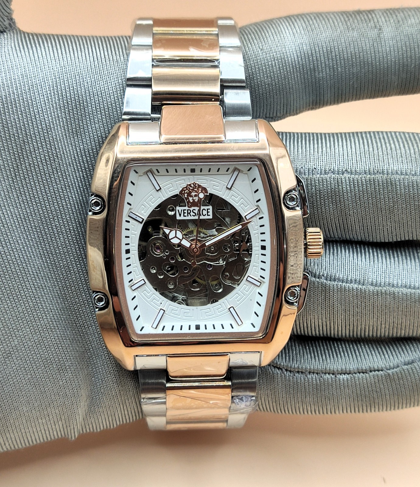 Luxury Versace Special Automatic White Dial Refurbished Men’s Wrist Watch
