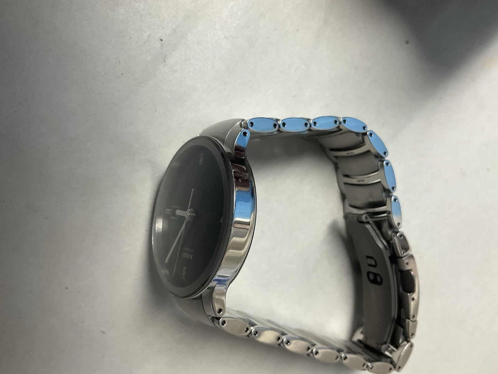RADO Centrix Double Diamond Accent Automatic Watch Black dial READ