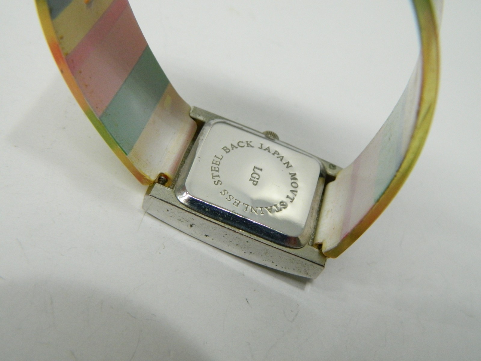 LGP silver tone with plastic multicolor brand Women’s Watch