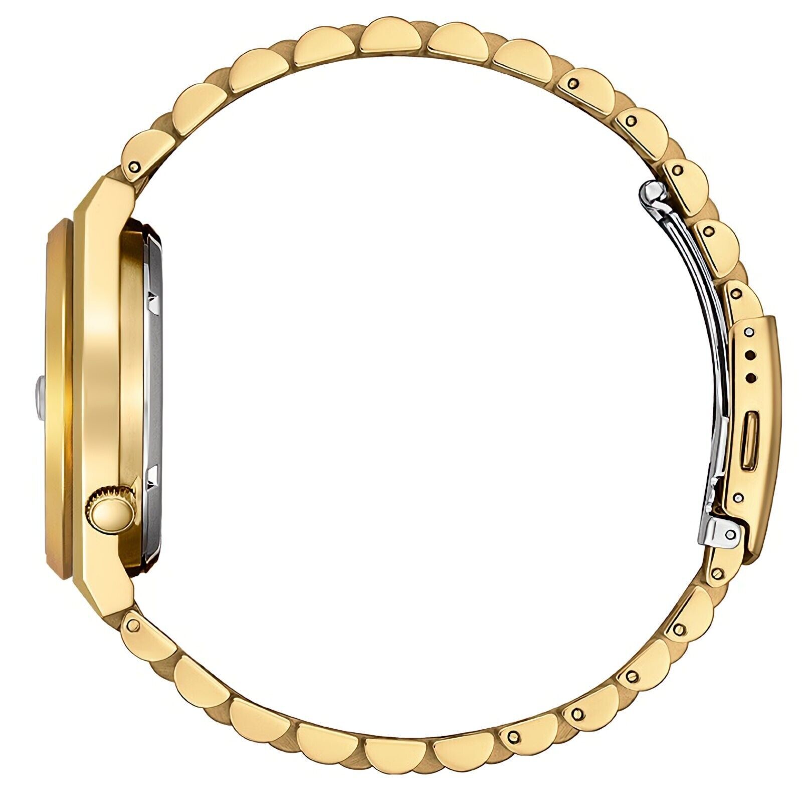 Citizen NJ0153-82X Automatic Red Dial Gold Tone Stainless Steel Tsuyosa Sapphire