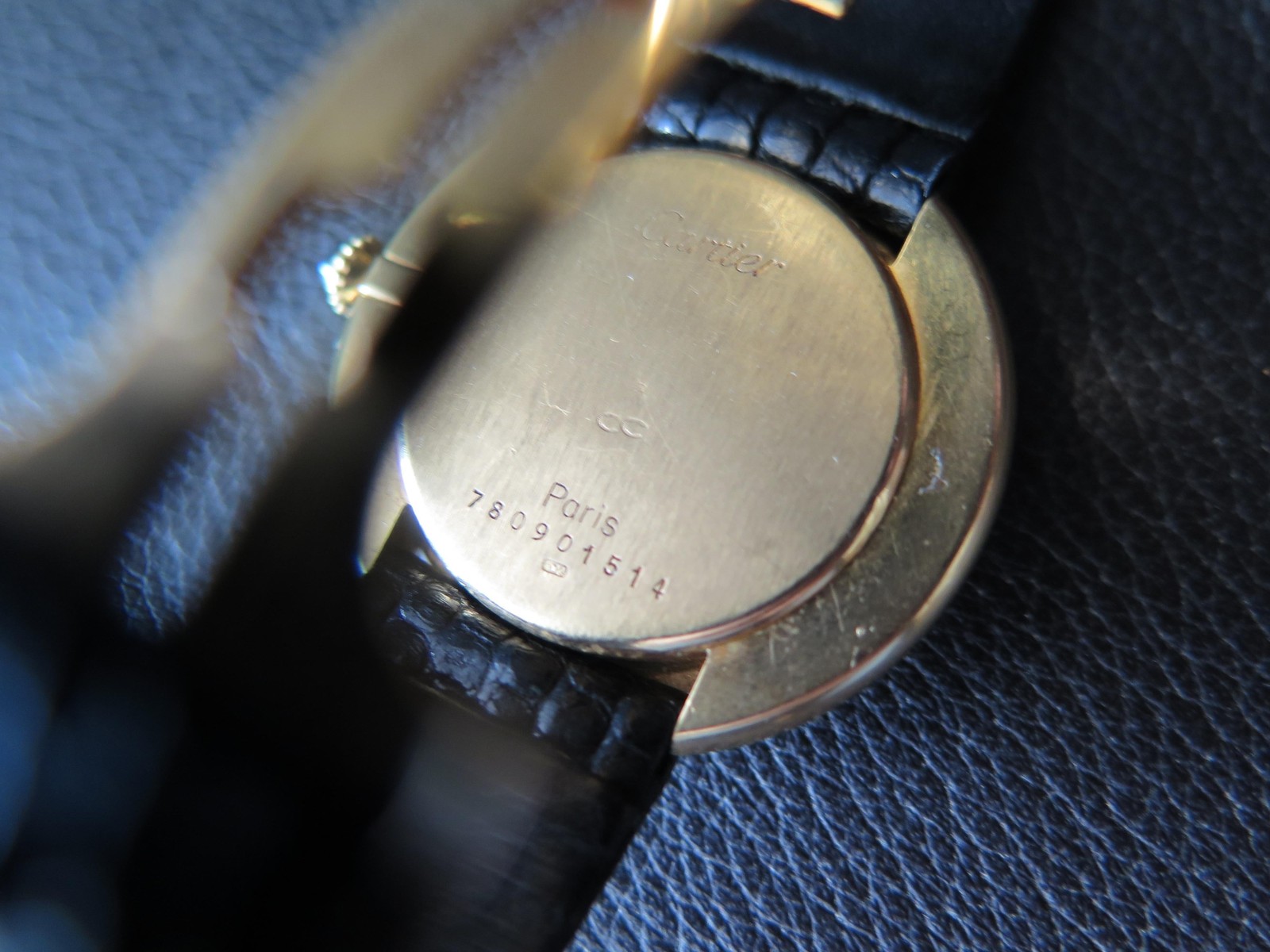Cartier Paris Vendome Large Automatic Original Deployant Buckle Ca 1970s