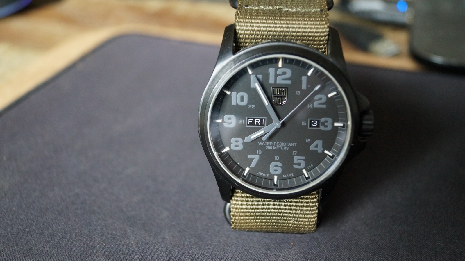 Luminox Series 1920 Atacama Field Pilot Aviator Black PVD day date case 46mm uk