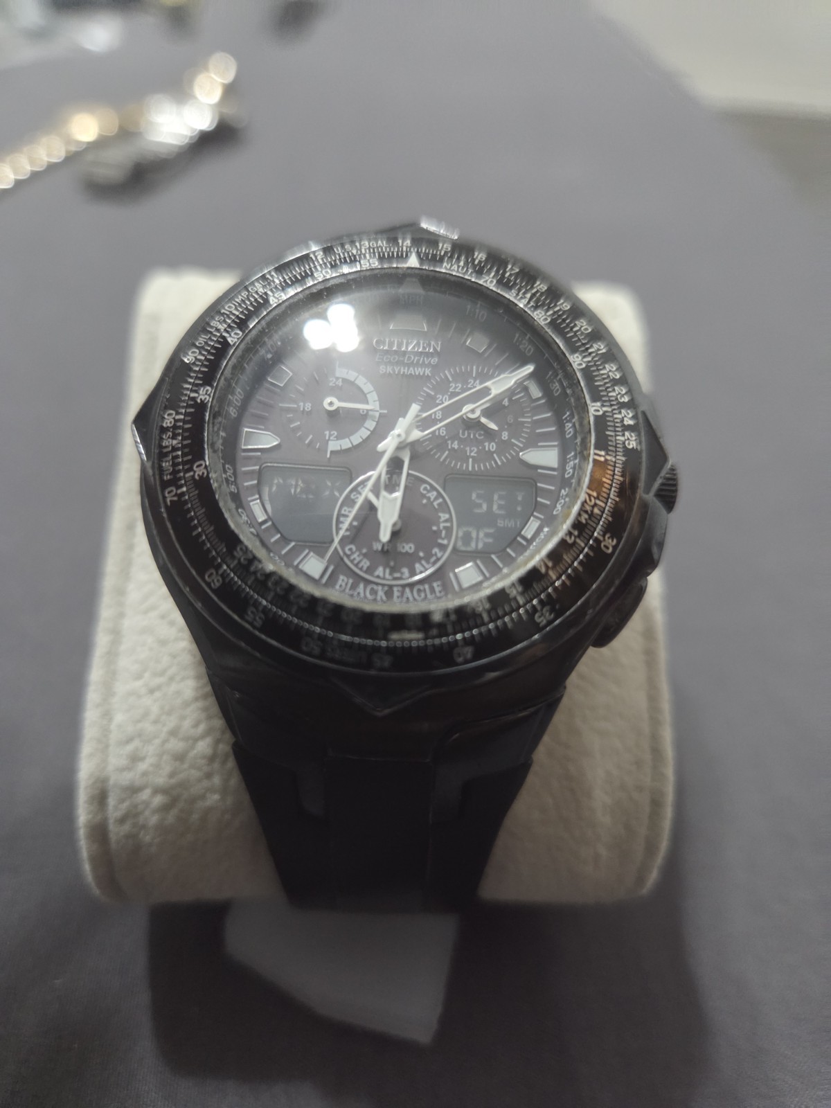 Citizen Eco-Drive Promaster Skyhawk Black Eagle Chrono Ana-Digi Watch
