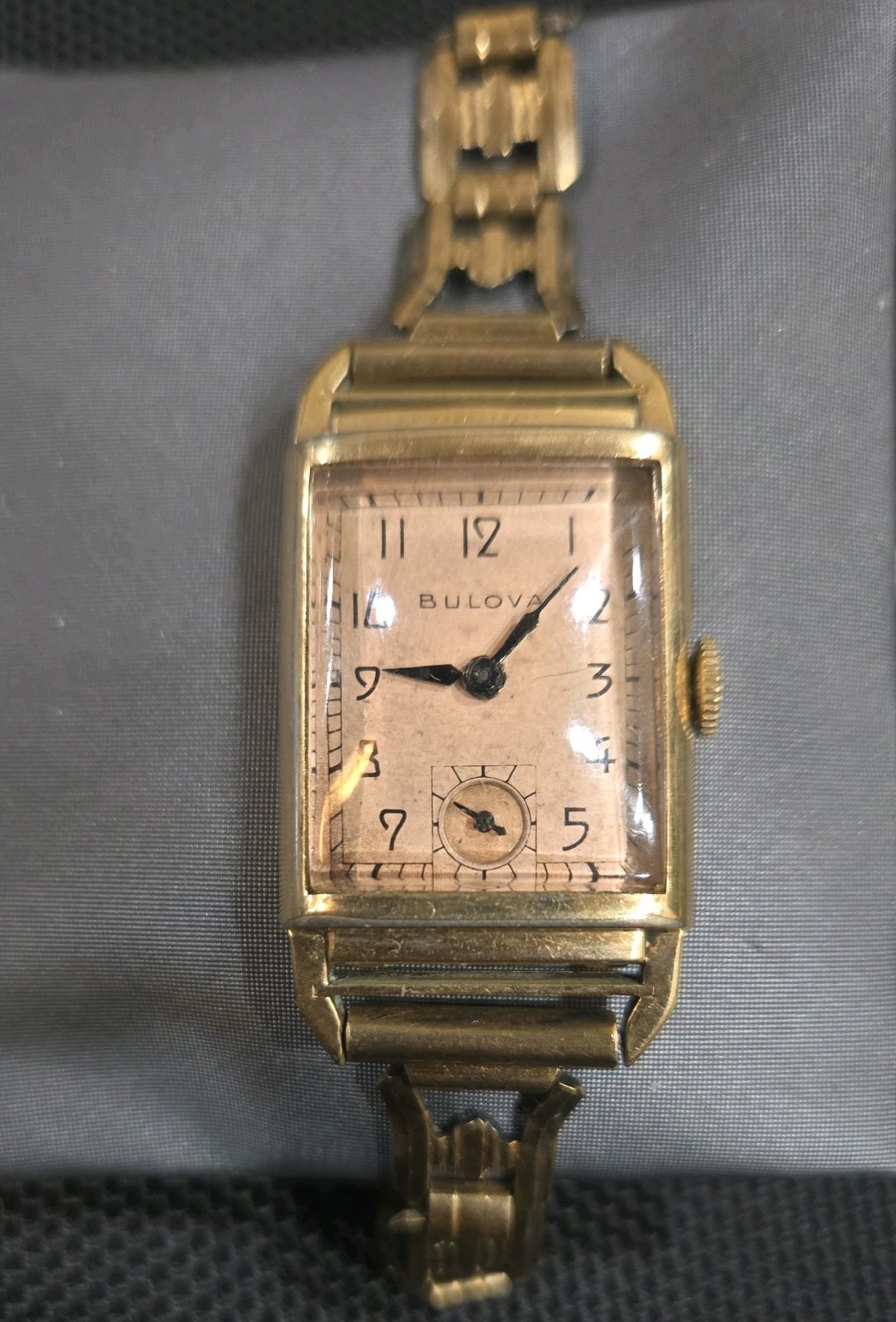 Rose Gold 40 ERA BULOVA ‘”President” W/” His Excellency” Dial