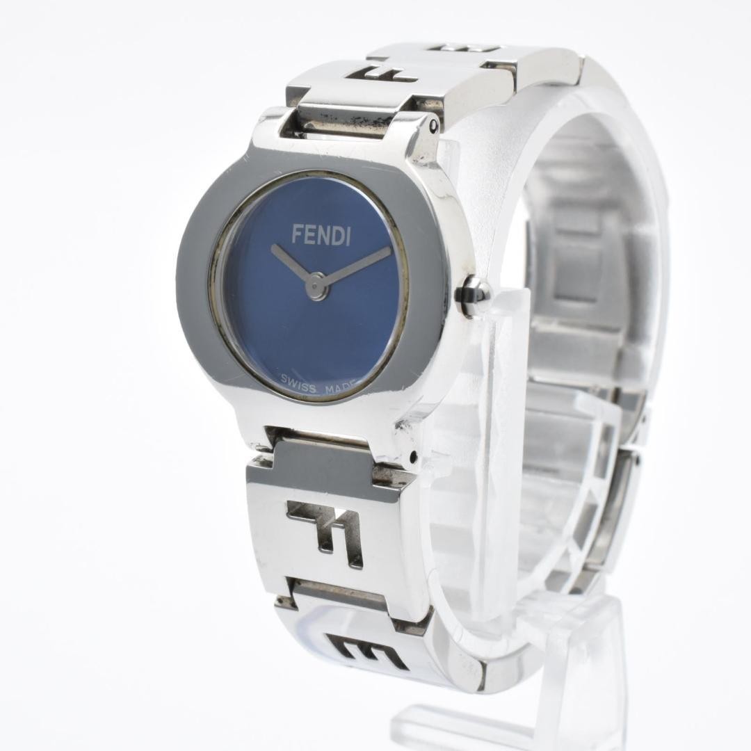 Fendi Women’s Navy Gold Zucca Quartz Wristwatch Japan 0712473