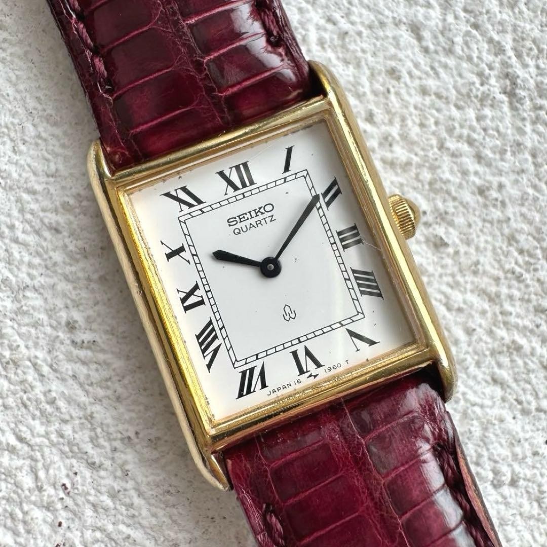 SEIKO 1600 6040 Tank Vintage Watch with new battery