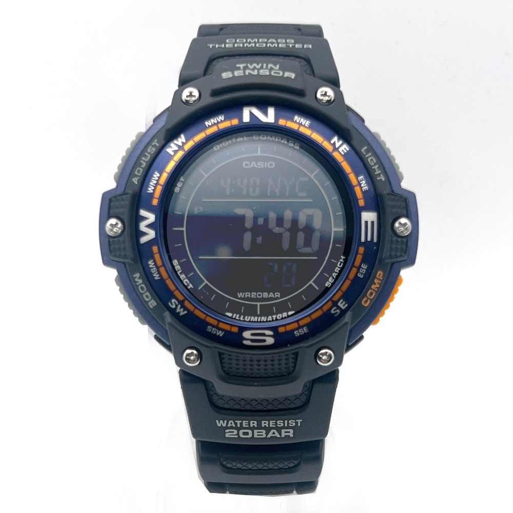 CASIO SGW100-2B Classic Twin Sensor Digital Compass Watch