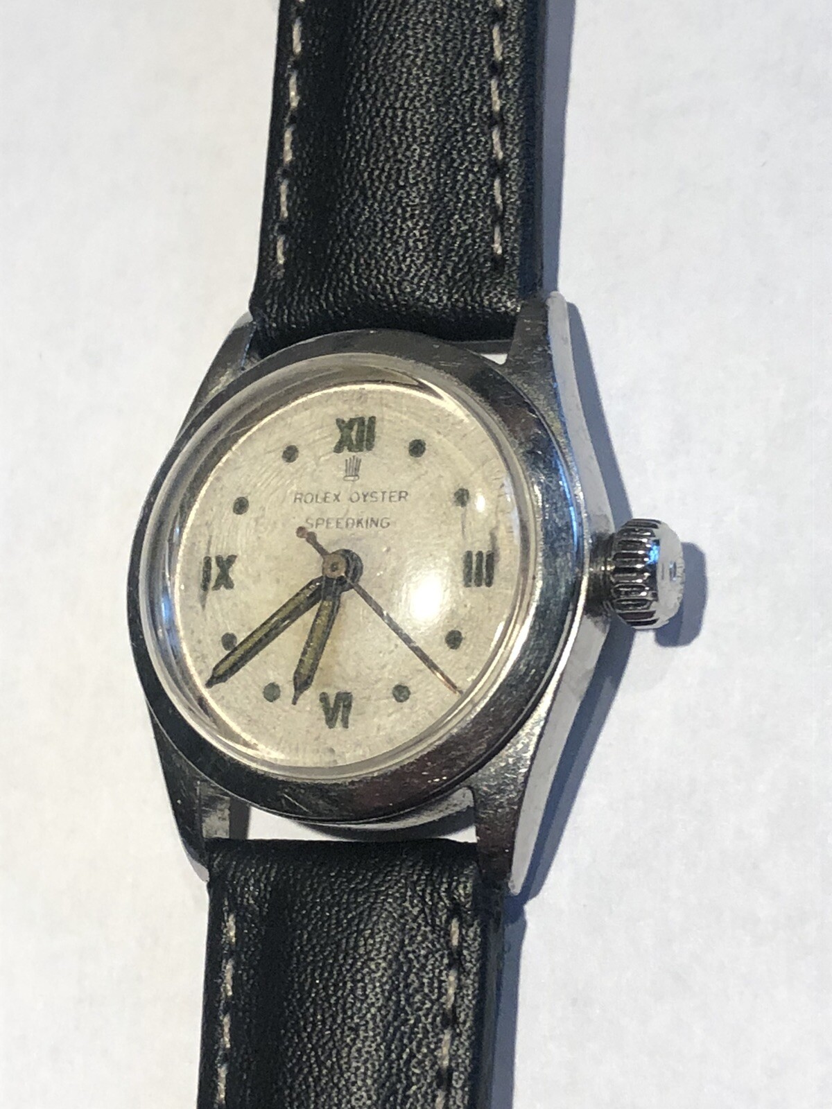 ROLEX SPEEDKING ANTIQUE WATCH STEEL CASE ORIGINAL UNISEX WORKING RARE MAKE OFFER