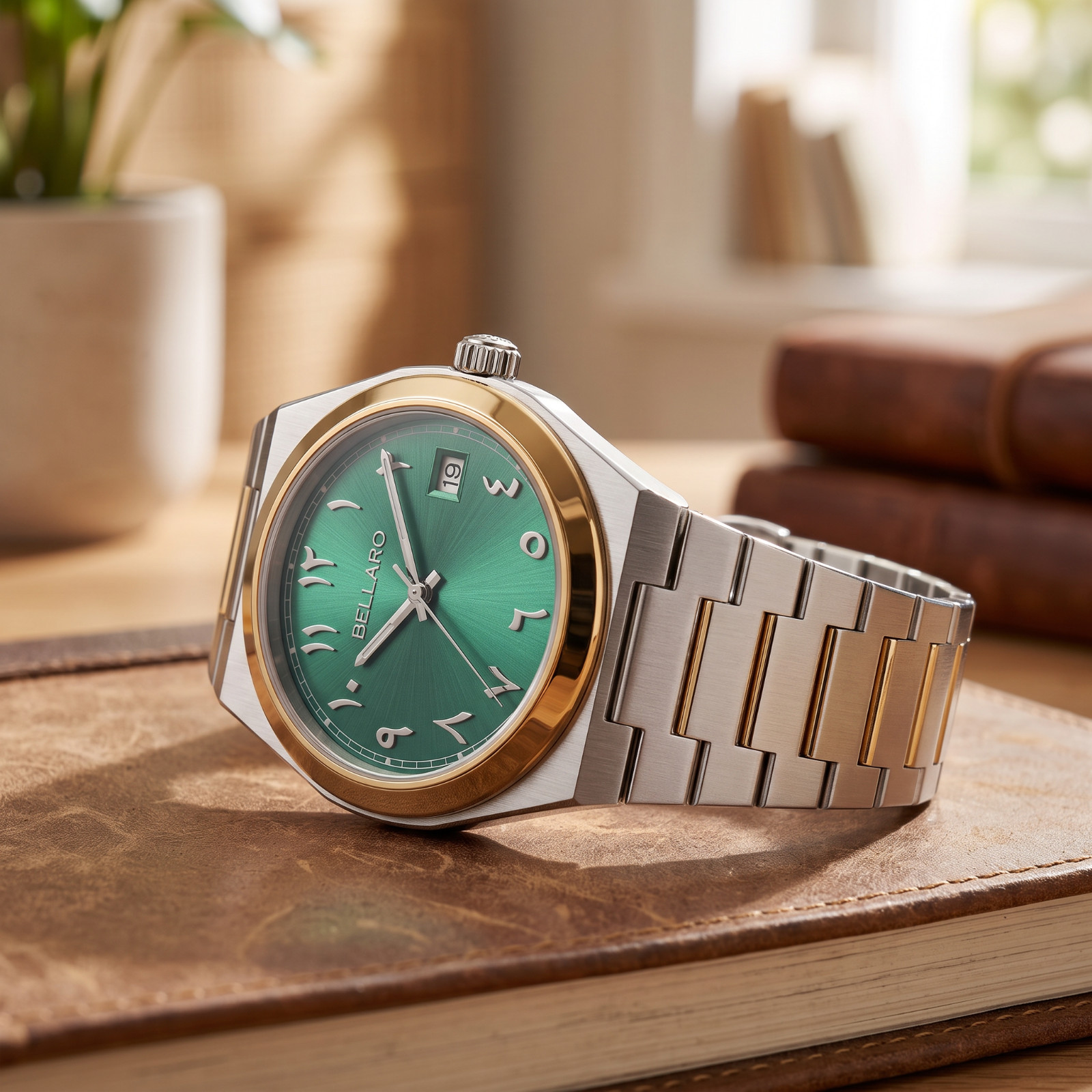 BELLARO Tolaris Watch – Japanese Automatic NH35 – Sapphire Crystal Green Dial