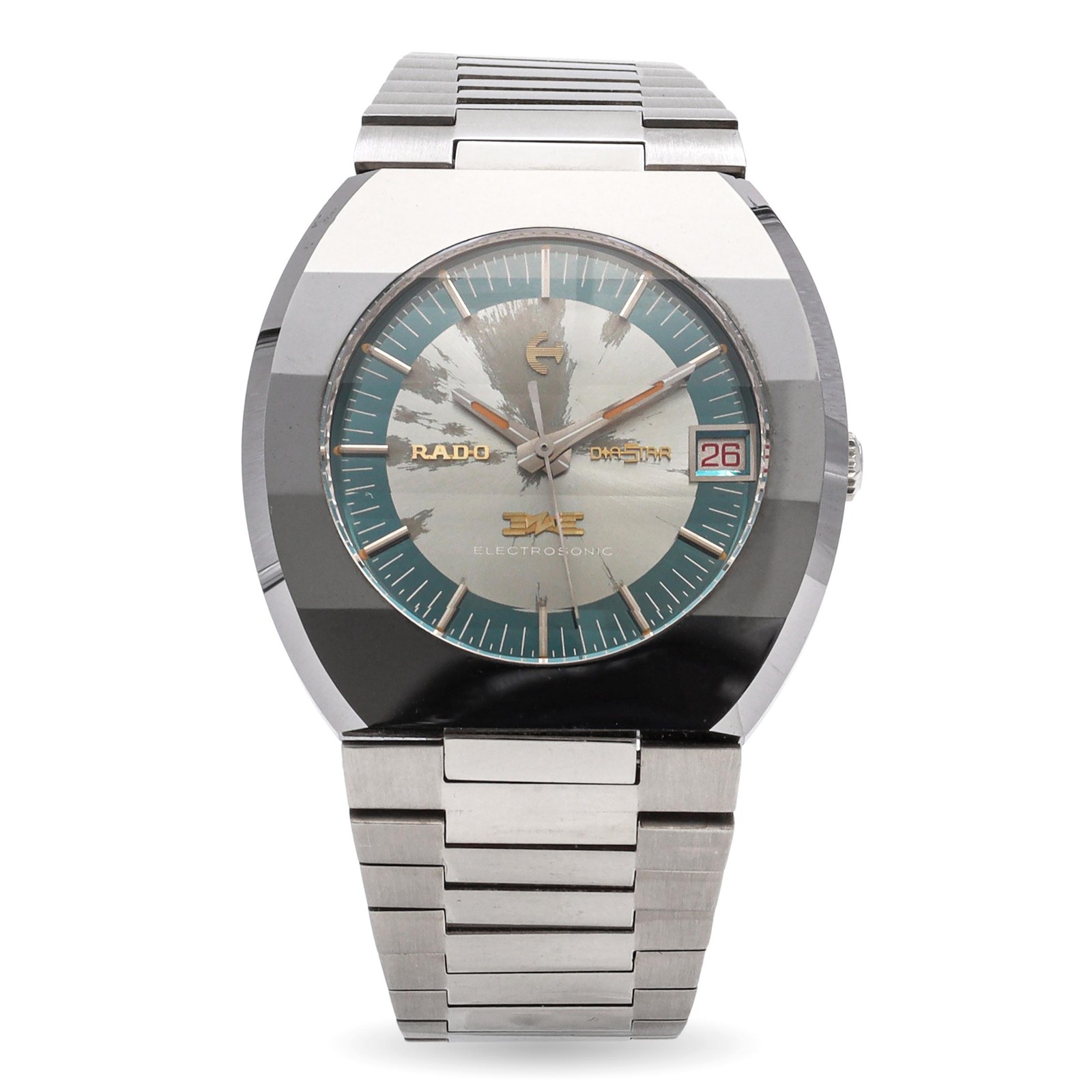 Rado DiaStar Stainless Steel Date Electrosonic Men’s Watch
