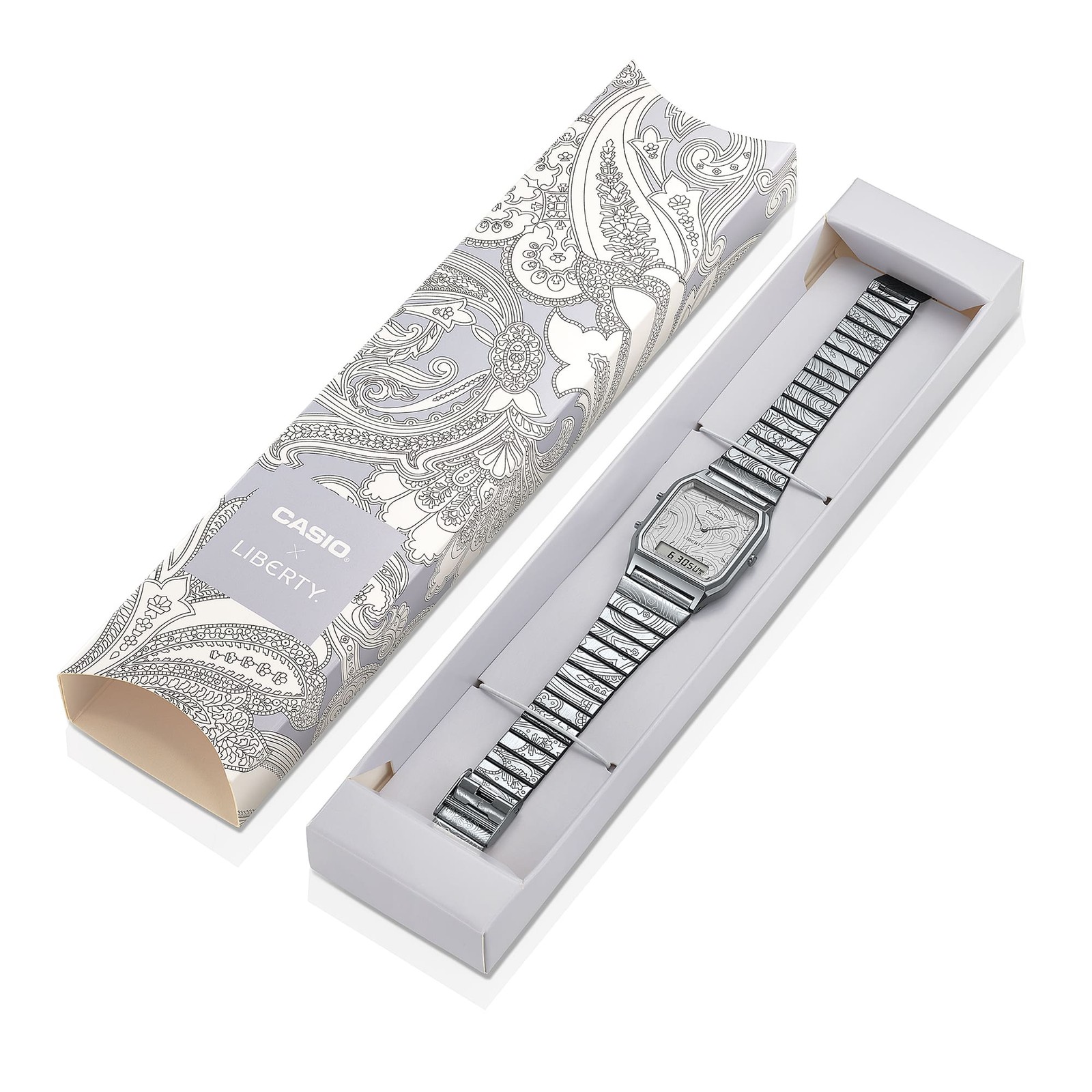 Casio & Liberty Limited model Collaboration Stainless Steel AQ-230ELT-7A Watch