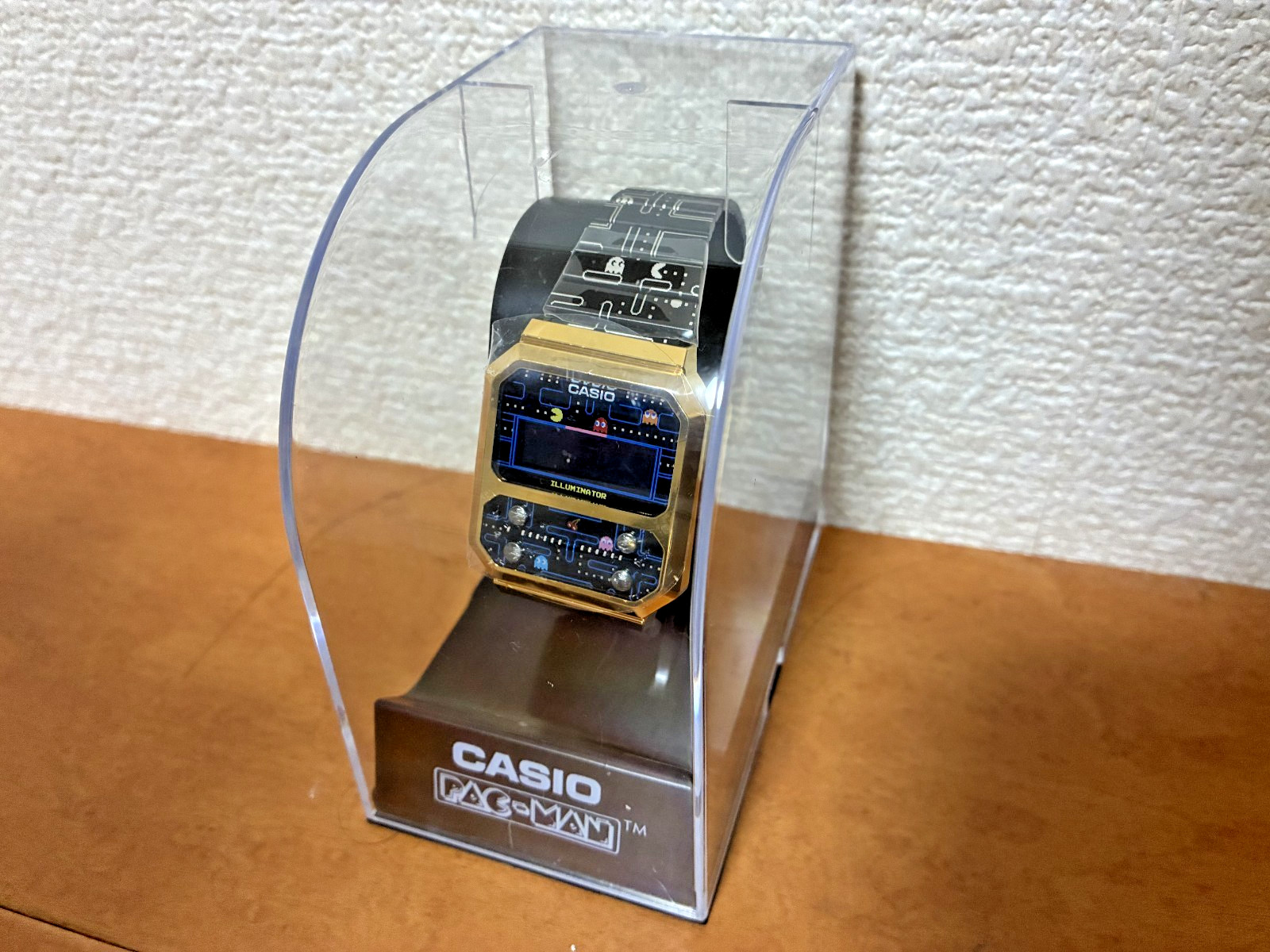 Casio Pac-Man Watch A100WEPC-1B Digital Reprint Design PacMan Collab NEW JAPAN