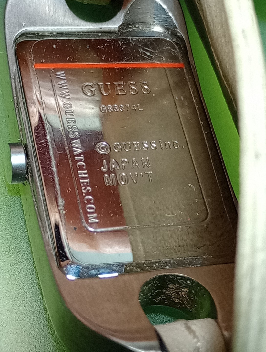 Guess Watch Womens With Original Leather Band G66374L Japan Movement