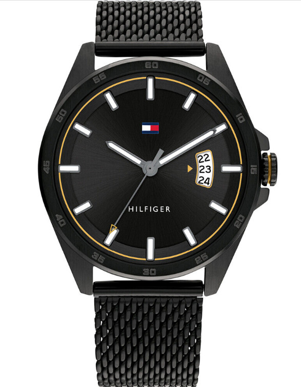 Tommy Hilfiger Carter Black Ion Stainless Steel Men’s Watch – 1791913