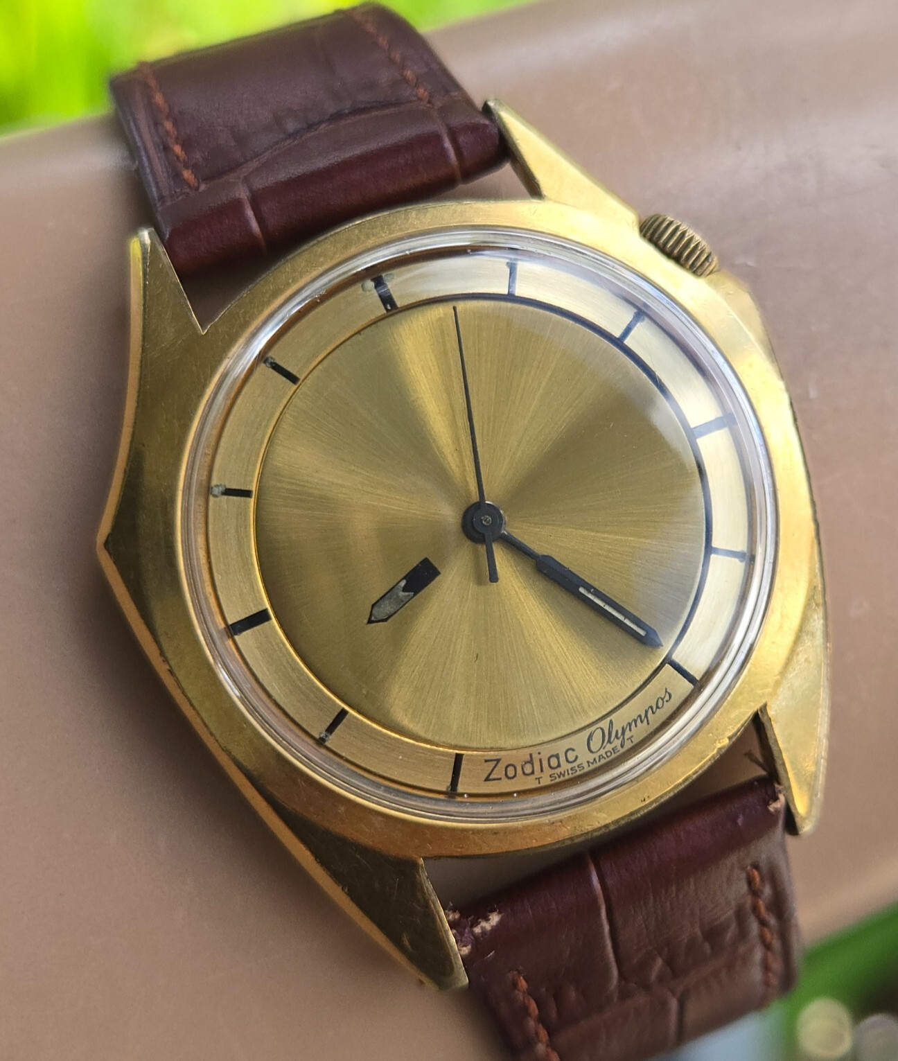 Vintage ZODIAC Olympos 703-918 men’s automatic watch 70-72 swiss 1960s