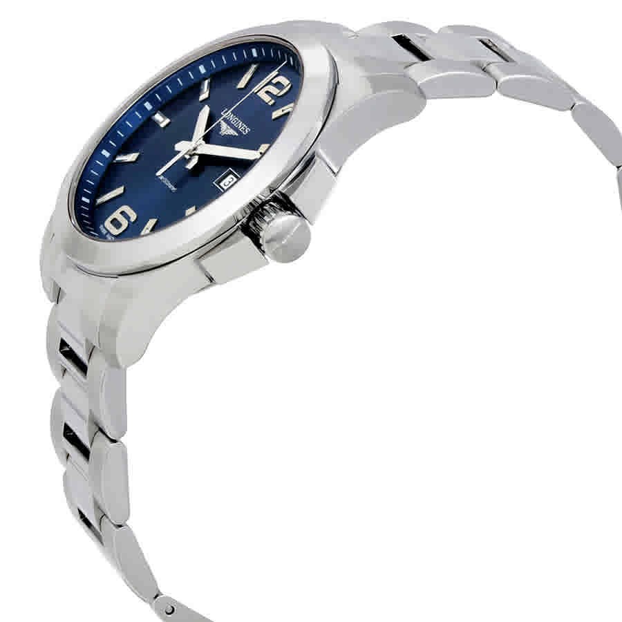 Longines Conquest Blue Dial Stainless Steel Men’s 43mm Watch L37604966