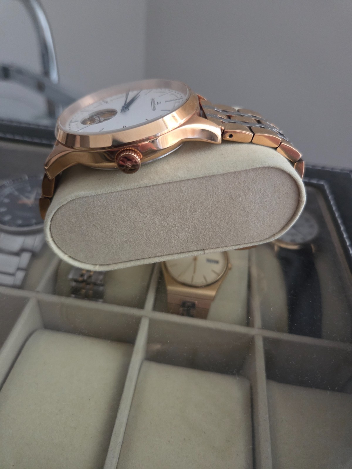 Automatic Open Heart Wristwatch Two-Tone Bracelet – Jaeger-LeCoultre