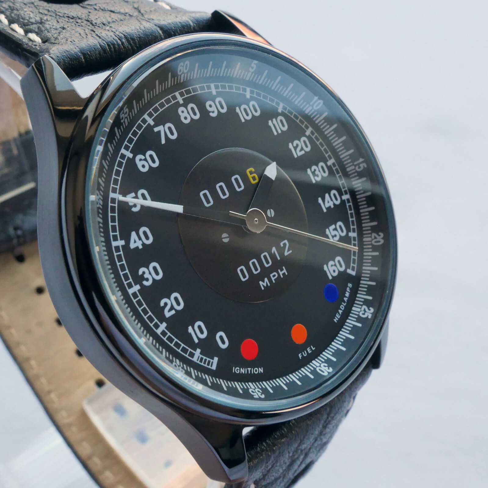 Jaguar XK-E E Type Classic British Car Speedometer Accessory Automatic Watch