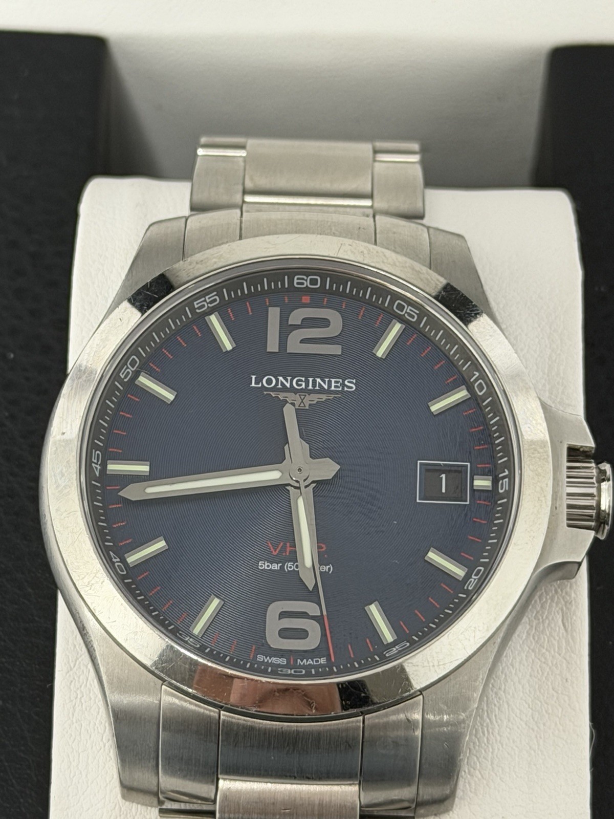 Longines Conquest V.H.P. Blue Men’s Watch – L3.716.4
