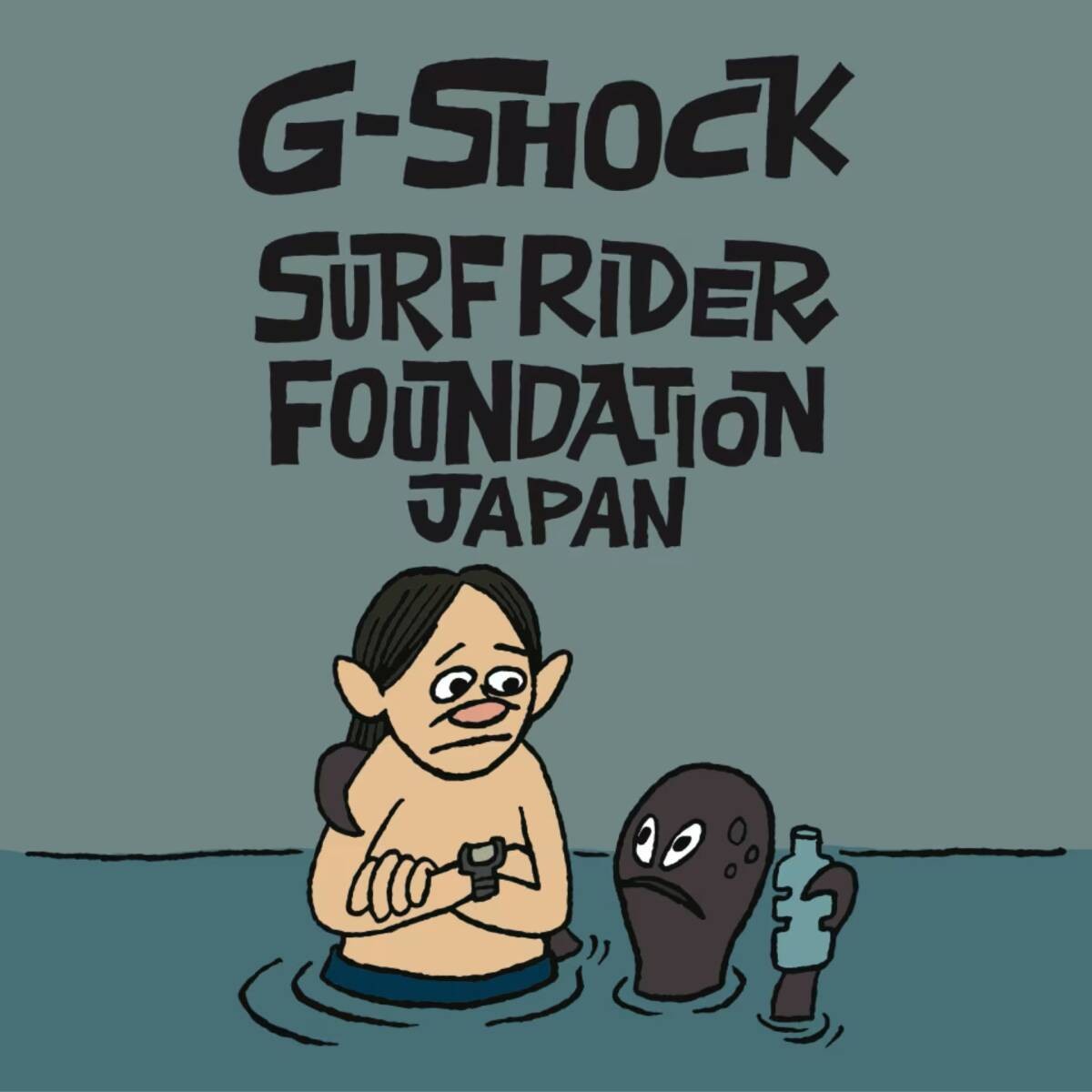 CASIO G SHOCK G LIDE SURFRIDER FOUNDATION JAPAN Collaboration Bluetooth Equipped